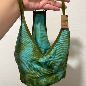 Green and Blue Tie Dye VS PINK Sports Bra NEW